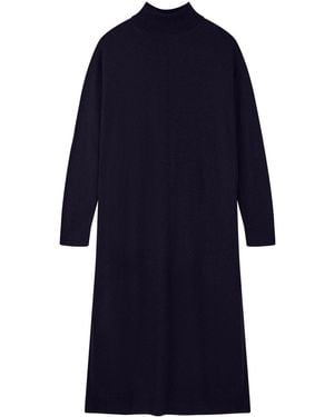 Chinti & Parker Roll-neck Midi Dress - Blue