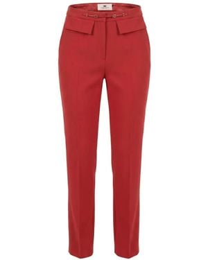 Elisabetta Franchi High-Waisted Tailored Trousers