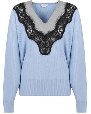 Stella McCartney V-Neck Jumper - Blue