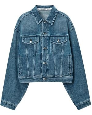 Alexander Wang Klassische Jeansjacke - Blau
