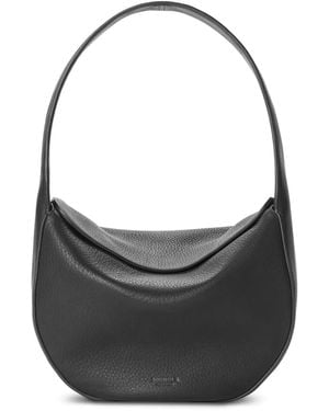 Shinola Small Grained-Leather Shoulder Bag - Grey