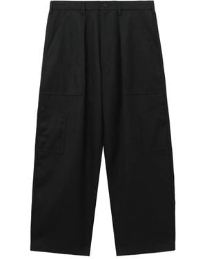 Comme des Garçons Pantaloni A Gamba Ampia - Nero