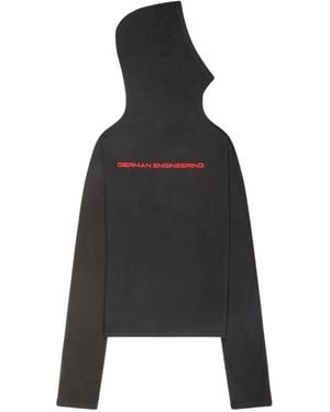 PROTOTYPES Verdrehter German Engineering Hoodie - Schwarz