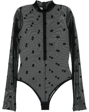 Givenchy Body 4G de malla - Negro