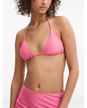 Guess Triangle Bikini Top - Pink