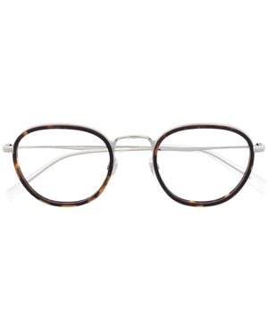 Levi's Round-Frame Tortoiseshell-Wire-Frame Glasses - Brown