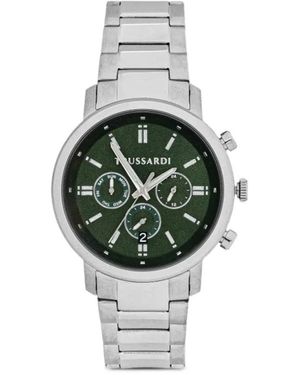 Trussardi Reloj T-Couple de 43 mm - Blanco