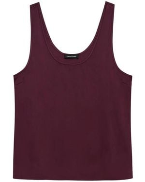 Anine Bing Lea Top - Purple