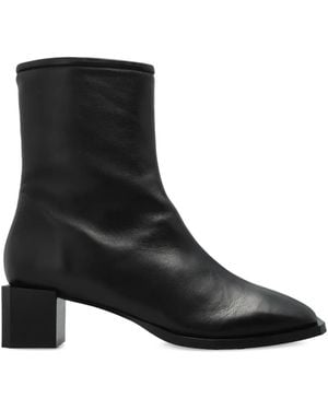 AllSaints Avril Square-Heel Boots - Black