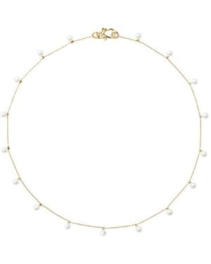 Sophie Bille Brahe Lou Lou Pearl Necklace - White