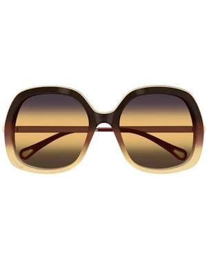 Chloé Ch0327S Round Sunglasses - Brown
