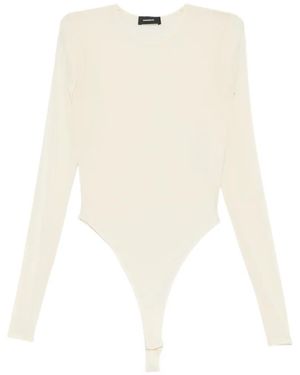 Wardrobe NYC Sheer Bodysuit - White