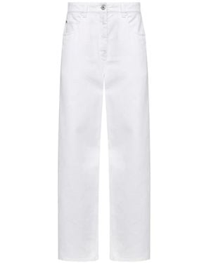 Brunello Cucinelli Vaqueros Con Cinco Bolsillos - Blanco
