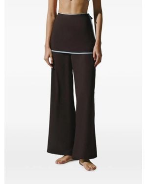 Baobab Pantalon Renata À Jupe Superposée - Black