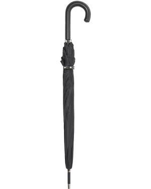 Burberry Leather Umbrella Holster With Chain Strap - Black