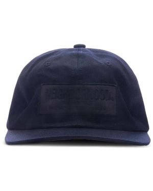 Neighborhood Logo-Detail Baseball Cap - Blue
