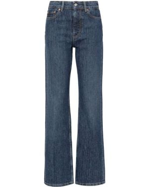 Our Legacy Linear Cut Straight-Leg Jeans - Blue