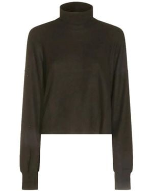 Thom Krom High-Neck Long-Sleeve T-Shirt - Black