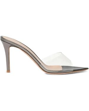 Gianvito Rossi 85Mm Elle Pointed-Toe Sandals - White