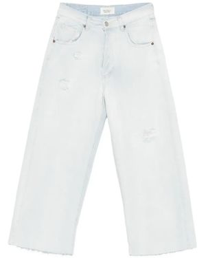 ViCOLO Vaqueros Con Efecto Envejecido - Blanco