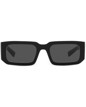 Prada Occhiali Da Sole Rettangolari - Nero