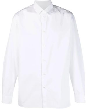 Jil Sander Classic Button-Up Long Sleeve Shirt - White