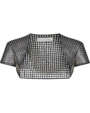 Ludovic de Saint Sernin アイレット ボレロ - ブラック