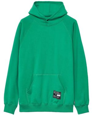 Iuter Family Business Logo-Patch Hoodie - Green