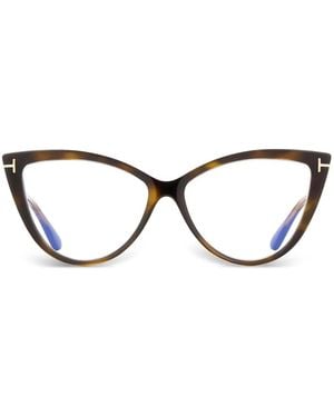 Tom Ford Gafas Con Montura Cat Eye - Marrón