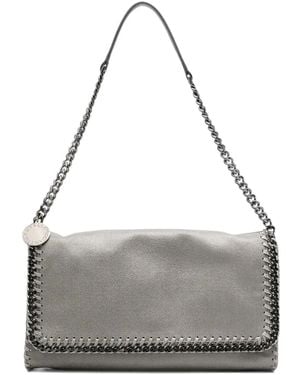 Stella McCartney Falabella Chain-Trim Shoulder Bag - Grey