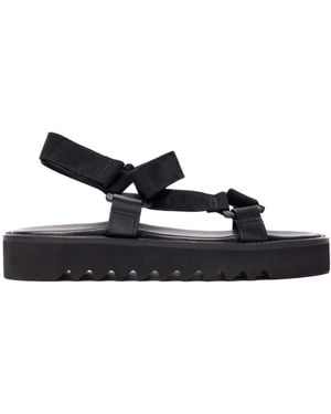 SCAROSSO Wooster V Suede Sandals - Blue