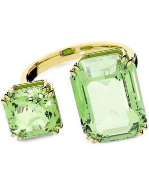 Swarovski Millenia Emerald-Cut Crystal Ring - Green