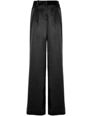 Malo Pleated Pants - Black