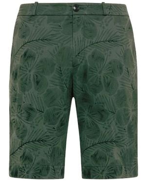 Rrd Velvetflex Jo Floral-Print Shorts - Green