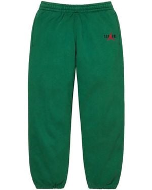 Supreme X Jordan Jogginghose - Grün