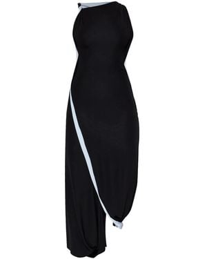 Victoria Beckham Dress With Twisted Strap - Black