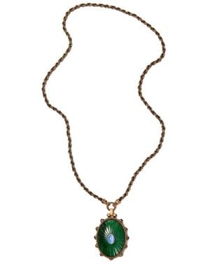 Versace Lange Tivoli Halskette - Blau