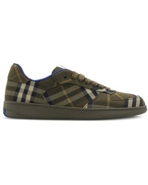 Burberry Check Terrace スニーカー - グリーン