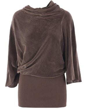 Rick Owens Cylinder Top - Brown