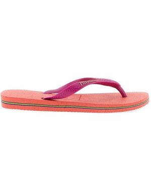 Havaianas Brasil Logo Sandalen - Pink