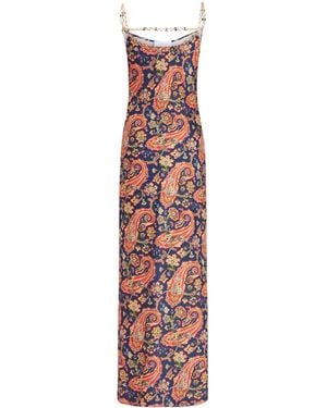Rabanne Paisley Nuisette Maxi Dress - White