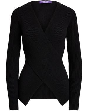 Ralph Lauren V-Neck Top - Black