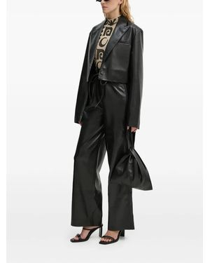Nanushka Drawstring Trousers - Black