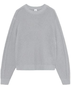 Won Hundred Jersey Bently Con Cuello Redondo - Gris