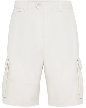 Brunello Cucinelli ショートパンツ - ホワイト