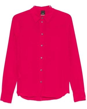 Pinko Crackers Silk Shirt - Pink