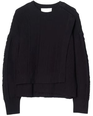 3.1 Phillip Lim Jersey de punto de ochos - Negro