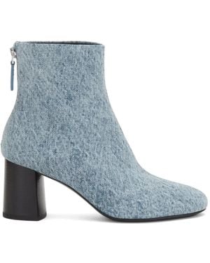 3.1 Phillip Lim Nadia Block Heel Boots - Blue