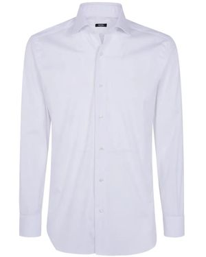 Barba Napoli Long-Sleeve Shirt - White