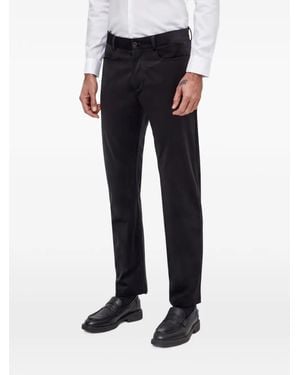 Sisley Velvet-Texture Pants - Black